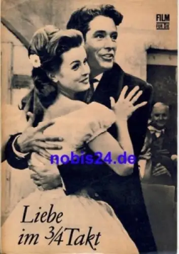 Liebe im 3/4 Takt (the Waltz King) mit Kerwin Mathews, Senta Berger Progress Filmprogramm 42/69 Film für Sie