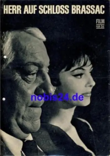 Herr auf Schloss Brassac mit Jean Gabin Michele Mercier Lilli Palmer19/69  Progress Filmprogramm Film für Sie