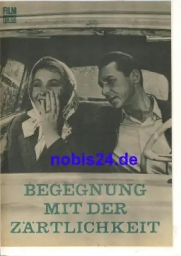 Begegnung mit der Zärtlichkeit - Sowjetischer Film 48/69  Progress Filmprogramm Film für Sie