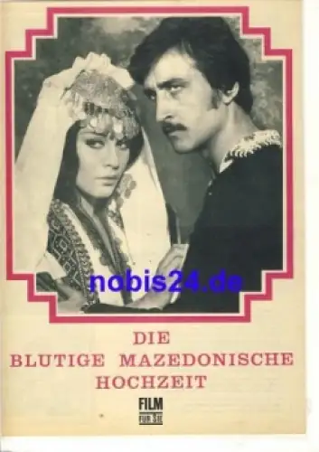 Die blutige mazedonische Hochzeit - Jugoslawischer Film 26/69 Film für Sie