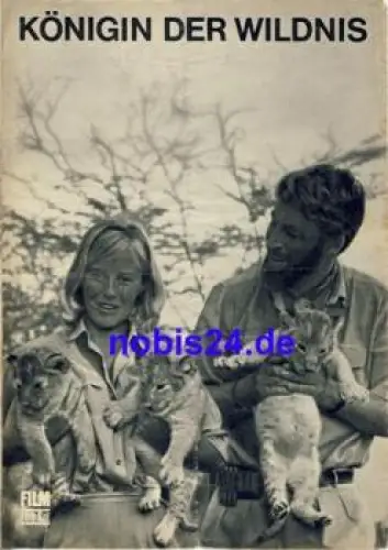 Königin der Wildnis - Englischer Film mit Virginia McKenna und Bill Travers 18/69 Film für Sie Progress Programm