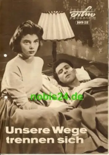 Unsere Wege trennen sich - Jugoslawischer Film 109/58 Progress Programm