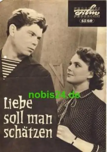 Liebe soll man schätzen - Sowjetischer Film  65/60 Progress Programm