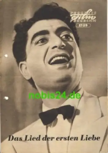 Das Lied der ersten Liebe 17/59 Progress Programm