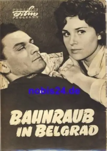 Bahnraub in Belgrad - Jugoslawischer Film 76/57 Progress Programm