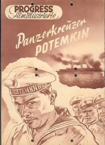 Panzerkreuzer Potemkin Sergej Eisenstein Progress Filmillustrierte 1950