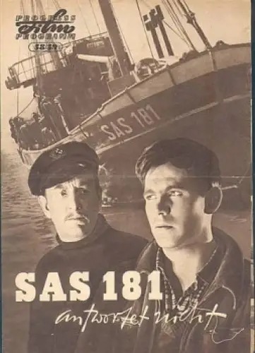 SAS 181 antwortet nicht Progress Filmprogramm 58/59 DEFA-Film