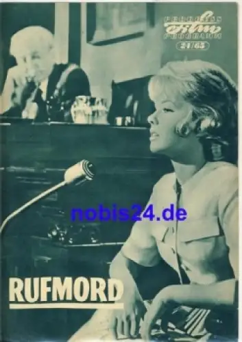 Rufmord - USA mit Richard Chamberlain Joey Heatherton 24/65 Progress Filmprogramm