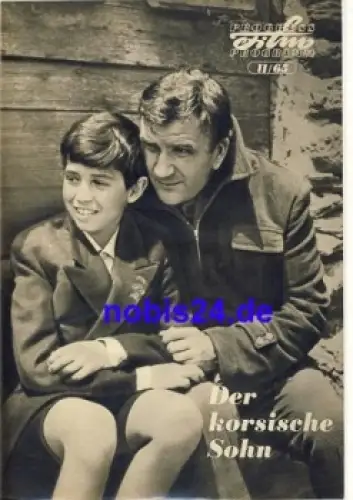 Der korsische Sohn mit Pierre Mondy Didi Perego Marietto 11/65 Progress Programm