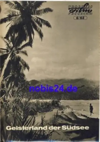 Geisterland der Südsee 6/65 Progress Programm Regie Eugen Schuhmacher