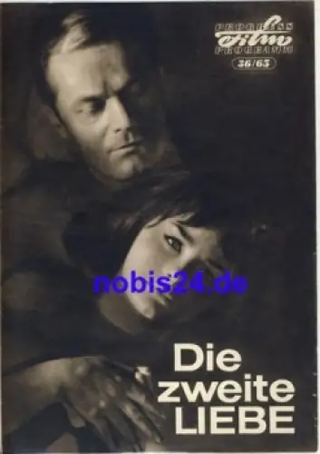 Die zweite Liebe - Ungarischer Film 36/65 Progress Programm