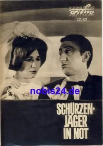 Schürzenjäger in Not - Ungarischer Film 37/65 Progress Programm