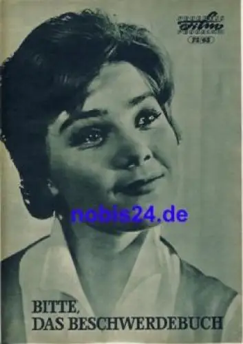 Bitte das Beschwerdebuch sowjetischer Film 73/65 Progress Programm