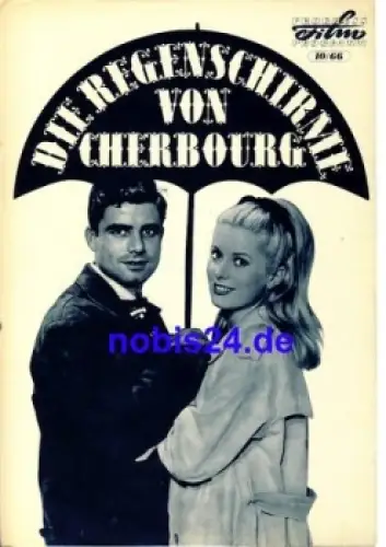 Die Regenschirme von Cherbourg mit Catherine Deneuve, Ellen Farner 10/66 Progress Programm