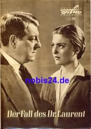 Der Fall des Dr. Laurent 40/58 Progress Programm mit Jean Gabin
