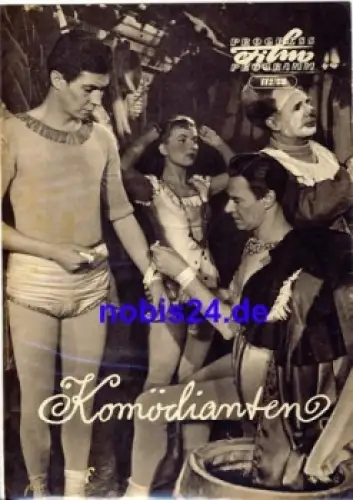 Komödianten (Zirkusfilm) - Tschechoslowakischer Film 112/58 Progress Programm