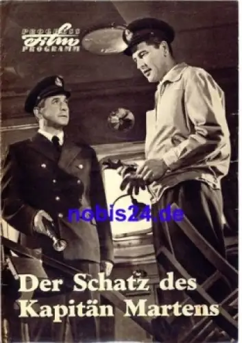 Der Schatz des Kapitän Martens - Polnischer Film 6/58 Progress Programm
