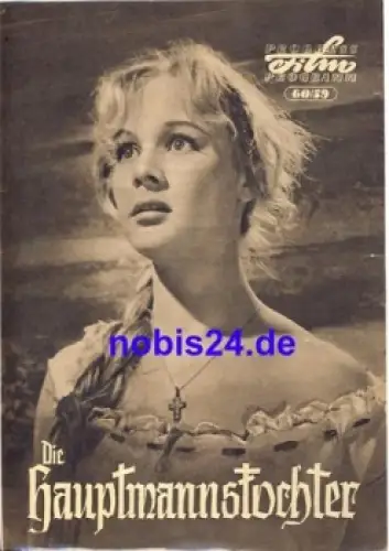 Die Hauptmannstochter - sowjetischer Film 60/59 Progress Programm