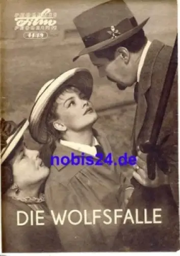 Die Wolfsfalle - Tschechoslowakischer Film 44/59 Progress Programm