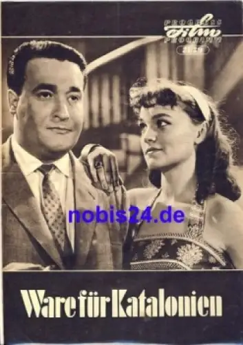 Ware für Katalonien - DEFA-Film mit Eva-Maria Hagen Manfred Krug 21/59 Progress Programm