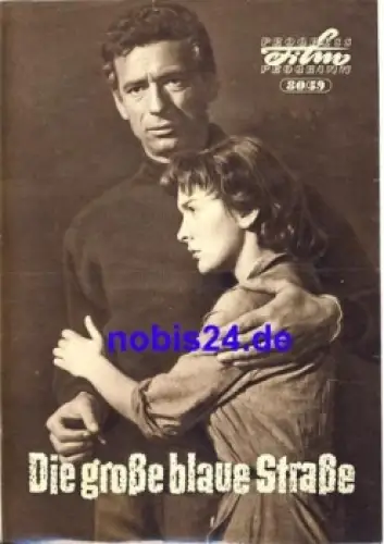 Die große blaue Strasse mit Yves Montand Alida Valli 80/59 Progress Programm 