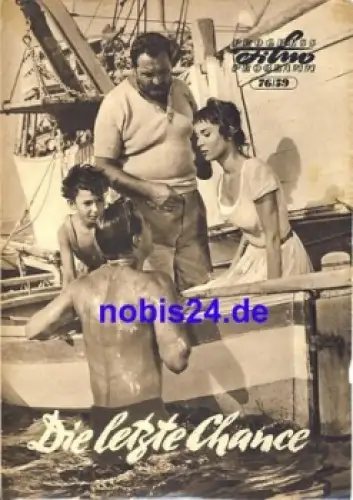 Die letzte Chance mit Elsa Martinelli, Antonio Cifariello 76/59 Progress Programm