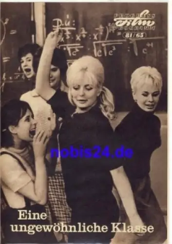 Eine ungewöhnliche Klasse - Tschechoslowakischer Film 81/65 Progress Programm