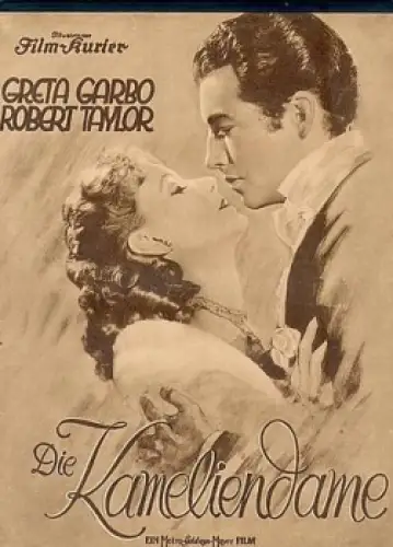 die Kameliendame Illustrierter Film-Kurier Nr. 2708 mit Greta Garbo und Robert Tayler