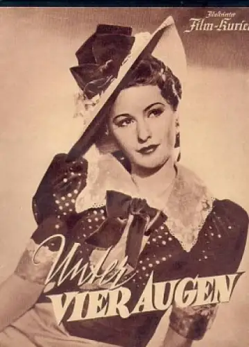 unter vier Augen Illustrierter Film-Kurier Nr. 2754