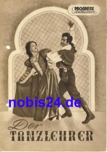 Der Tanzlehrer - Sowjetischer Film1952 Progress Filmillustrierte