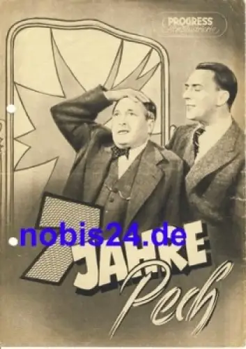 7 Jahre Pech - mit Hans Moser Ida Wüst Theo Lingen 66/56 Progress Filmillustrierte