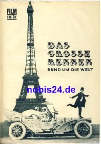 Das große Rennen Rund um die Welt (the Great Race) Jack Lemmon Tony Curtis Natalie Wood 104/66 Film für Sie Programm