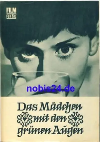 Das Mädchen mit den grünen Augen - Englischer Film  82/66 Film für Sie Programm