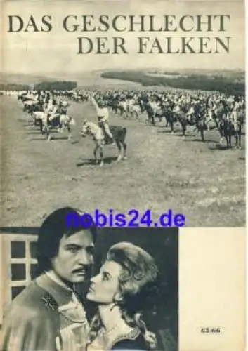 Das Geschlecht der Falken - Rumänischer Film 65/66 Progress Programm