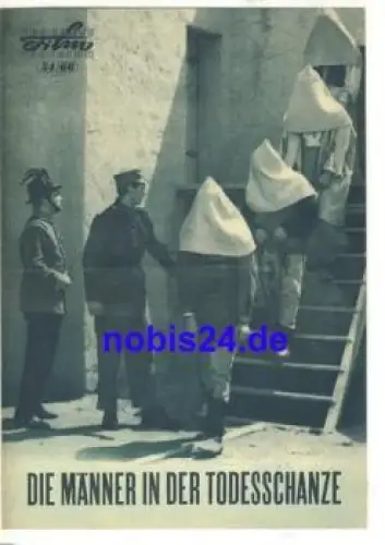 Die Männer in der Todesschanze - Ungarischer Film 54/66 Progress Programm