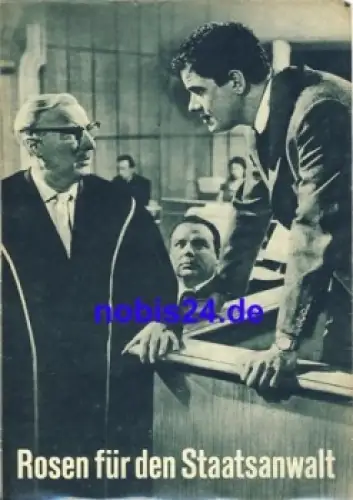 Rosen für den Staatsanwalt mit Martin Held Walter Giller Ingrid van Bergen 99/66 Progress Programm