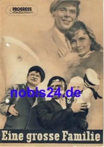 Eine grosse Familie - Sowjetischer Film 33/55 Progress Filmillustrierte