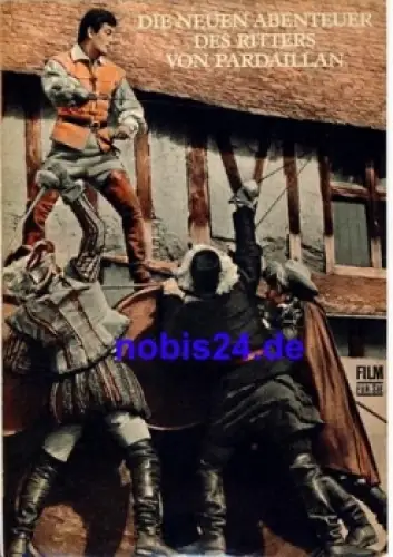Die neuen Abenteuer des Ritters von Pardaillan mit Gerard Barry 87/67 Film für Sie Programm