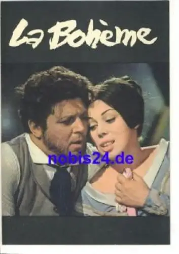 La Boheme (Aufführung der Mailänder Scala) mit Gianni Raimondi, Rolando Panerai 89/67 Film für Sie Programm