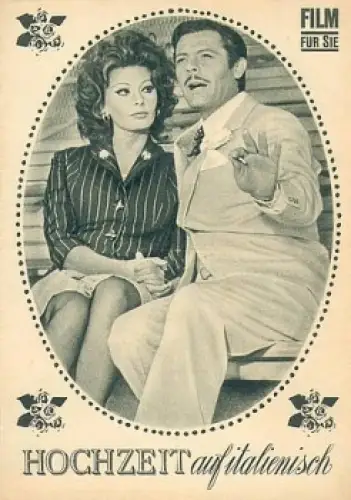 Hochzeit auf Italienisch mit Sophia Loren, Marcello Mastroianni ​Progress Programm 64/66