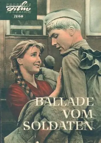 Ballade vom Soldaten- Sowjetischer Film 71/60 Progress Programm