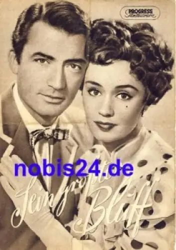 Sein größter Bluff (the million Pound Note) mit Gregory Peck, Jane Griffiths 41/57 Progress Filmillustrierte