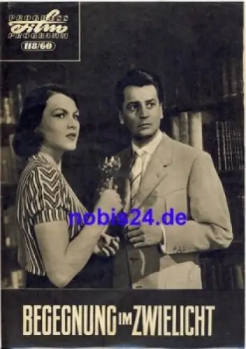 Begegnung im Zwielicht - DEFA-Film mit Horst Drinda Zofia Slaboszowska 118/60 Progress Programm