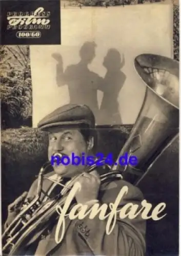 Fanfare niederländischer Film mit Hans Kaart, Bernard Droog, Ineke Brinkamm 100/60 Progress Programm