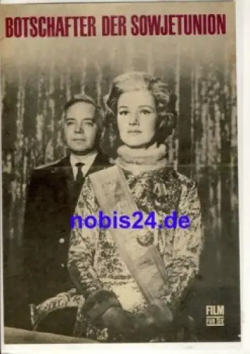 Botschafter der Sowjetunion - Sowjetischer Film 67/70 Film für Sie Programm