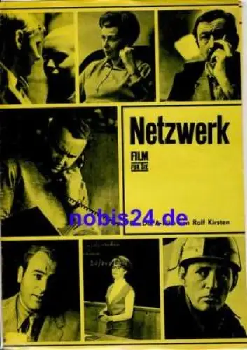 Netzwerk - DEFA-Film mit Alfred Müller Jutta Wachowiak Manfred Krug 9/70 Film für Sie Programm