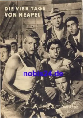 Die vier Tage von Neapel - Italienischer Film 97/64 Progress Programm