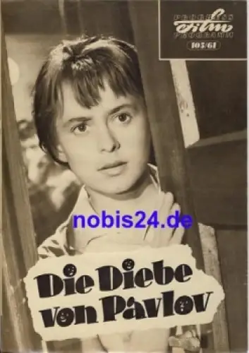 Die Diebe von Pavlov - Tschechoslowakischer Film 105/61 Progress Programm