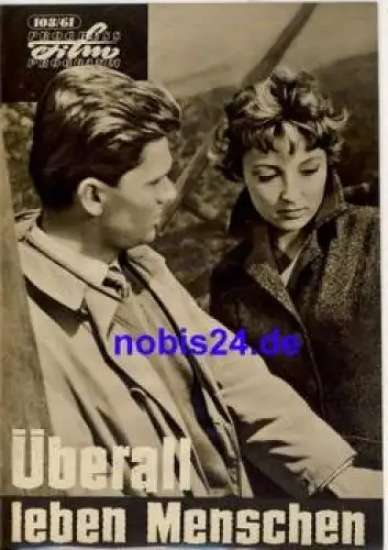 Überall leben Menschen - Tschechoslowakischer Film 108/61 Progress Programm