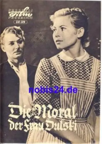 Die Moral der Frau Dulski - Tschechoslovakischer Film 34/59 Progress Programm